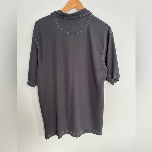 Mike Weir Men's gray Polo Shirt with White Stitching size medium - Picture 5 of 5